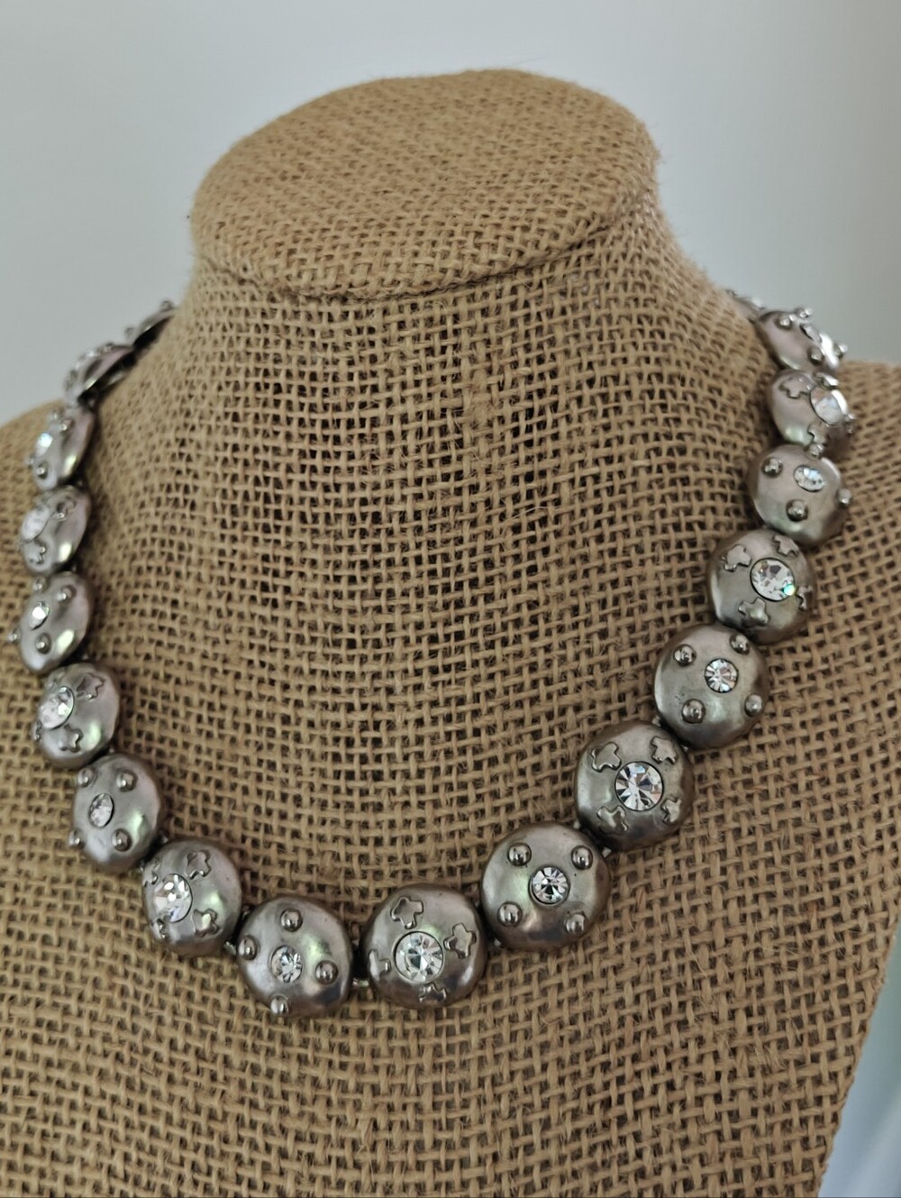 Vintage Victorian revival choker style necklace
